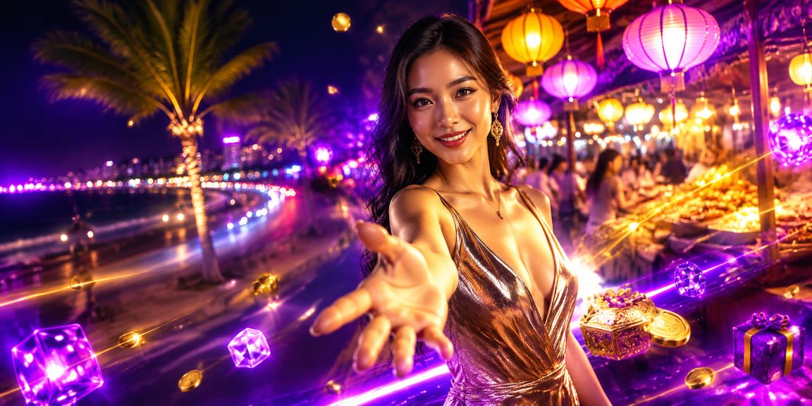 Người chơi xem mẹo cá cược và giải trí tại chợ đêm Phan Thiết